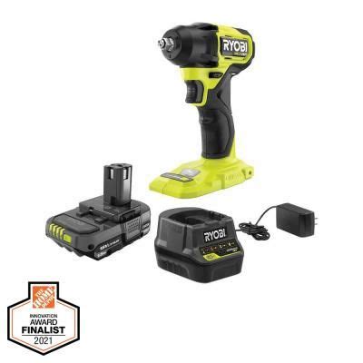 Ryobi One Hp V Brushless Cordless Compact In Impact Wrench Kit