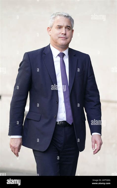 Health Secretary Steve Barclay Leaves BBC Broadcasting House In London