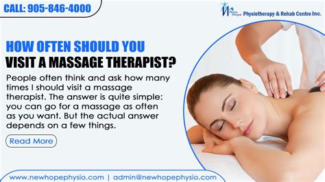 Massage Therapy Frequency Optimal Visit Schedule