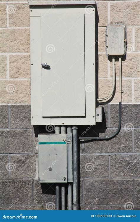 Outdoor Electrical Box Stock Image Image Of Electricity