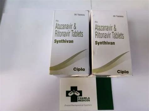 Synthivan Atazanavir And Ritonavir Tablets At Rs Bottle In New