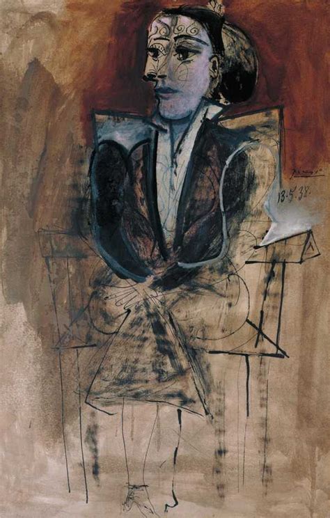 ‘dora Maar Seated‘ Pablo Picasso 1938 Tate