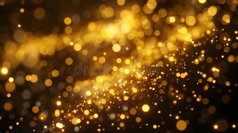 Golden Bokeh Lights Background Stock Image Image Of Soft Glow 312355945