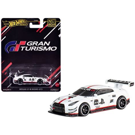 Машинка коллекционная Mattel Hot Wheels Премиум автомобиль Поп культура HXD NISSAN GT R NISMO