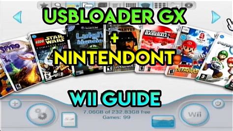 Wii USBLOADER GX Nintendont Tutorial 2023 YouTube