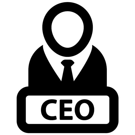 Chief Executive Officer Vector Svg Icon Svg Repo