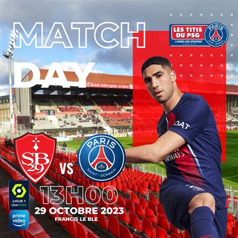 10J L1 Le groupe du PSG avec Ethan Mbappé face à Brest Les Titis du PSG