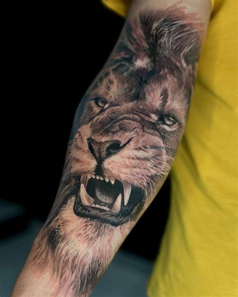 Tatuajes De Leones Realistas De Familia Rey Le N Mandalas