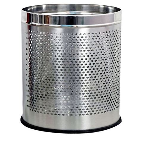 Stainless Steel Perforated Dustbin Application Commercial At Best