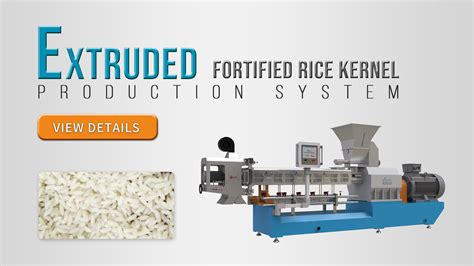 Stainless Steel Automatic Instant Rice Fortified Rice Nutrition Rice