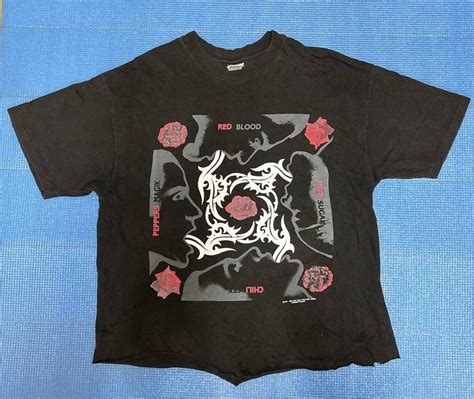 ヴィンテージ オリジナル RED HOT CHILI PEPPERS レッドホットチリペッパーズ レッチリ Tシャツ 年代 当時物 本物 ステッドマンの落札情報詳細 ヤフオク