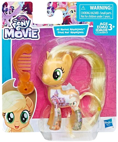 My Little Pony The Movie All About Apple Jack Mini Figure Hasbro Toys