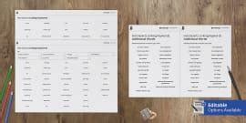 AQA Style Hot Desert Revision Sheet Activity Pack Twinkl