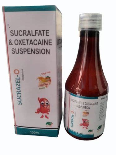 Sucrazel O Sucralfate Oxetacaine Suspension Ml At Rs Bottle In