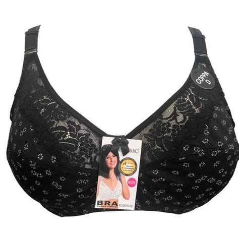 Soutien gorge D noir coton sans armatures petites fleurs lingerie femme Noir Cdiscount Prêt