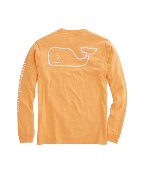 Shop Long Sleeve Vintage Whale Graphic Pocket T Shirt At Vineyard Vines