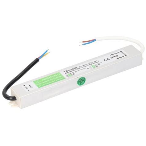 Akozon Source de courant Alimentation Étanche 30W AC90 250V Adaptateur