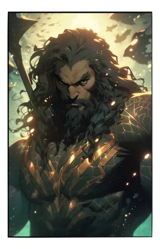 Cuadro De Rey De Los Siete Mares Aquaman 24 Ch Meses sin interés