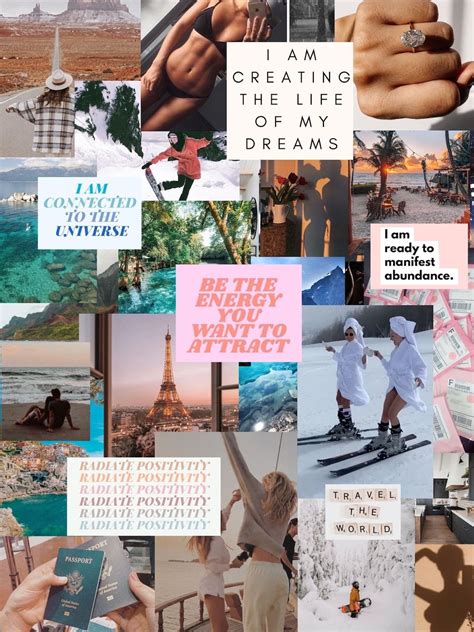 Digital Or Physical 2022 Vision Board Screensaver Custom Etsy