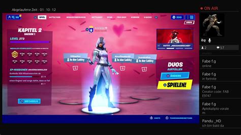 Fortnite Stream Abo Zocken Duo Solo Squad 1vs1 Box Fight Custom Games