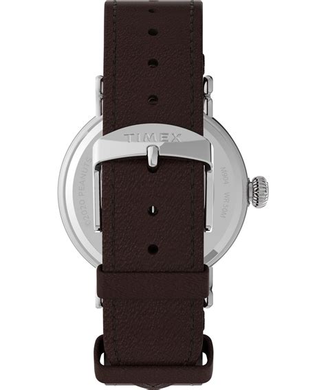 Timex Standard X Peanuts 70th Anniversary 40mm Leather Strap Watch