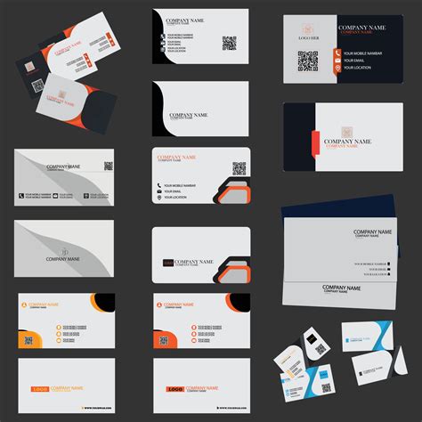 free business cards template 20987442 Vector Art at Vecteezy