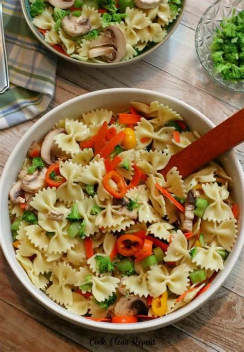 Bow Tie Pasta Salad Cook Clean Repeat