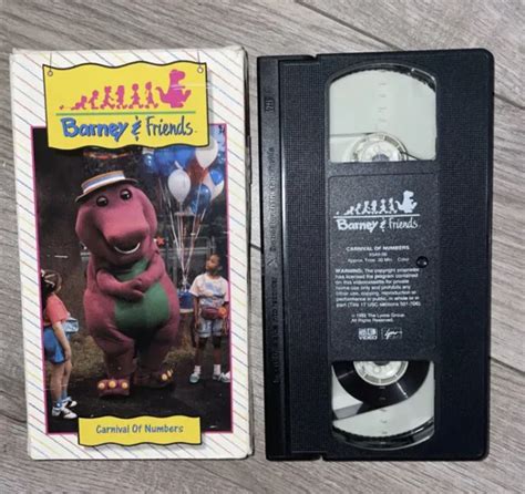 BARNEY & FRIENDS Carnival of Numbers VHS 1992 Time Life Video/Lyons ...