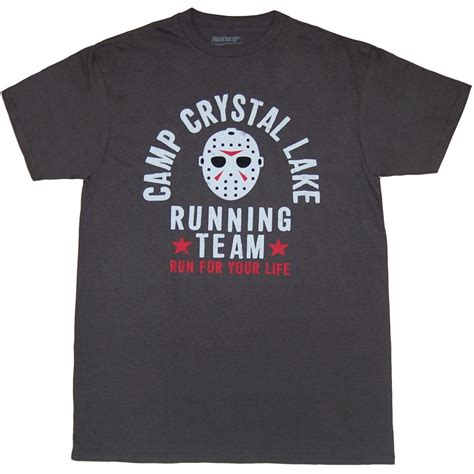 Friday The 13th Friday The 13th Camp Crystal Lake Running Team T