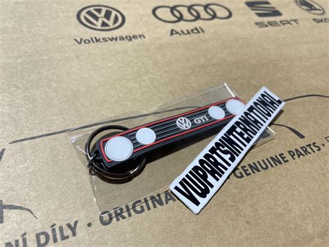 Vw Golf Mk Gti Twin Headlight Radiator Grill Keyring Key Fob Genuine