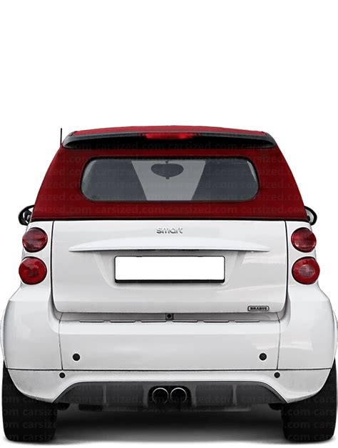 Smart Fortwo Dimensions Rear View