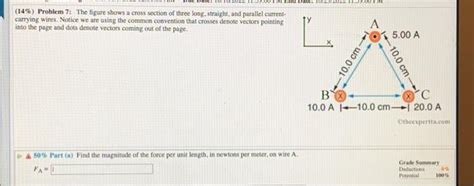 Solved Problem The Figure Shows A Cross Section Of Chegg