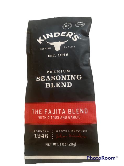 Kinders The Fajita Blend Seasoning And Wet Rub 1 Oz Seasoning Warehouse