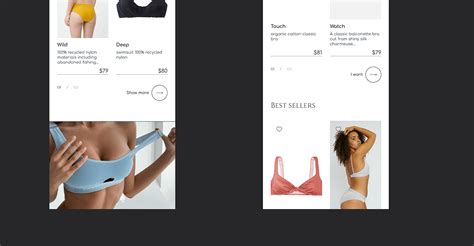 Lingerie Store Ui Ux Design Behance