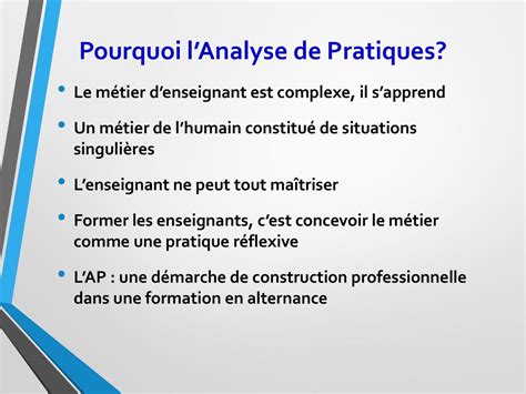 L Analyse De Pratique C Est Quoi