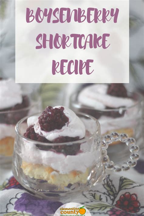 Boysenberry Shortcake Recipe Clementine County Shortcake Recipe