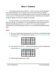 Cse Digital Sheet Soln Pdf Sheet Solution The Notation Used