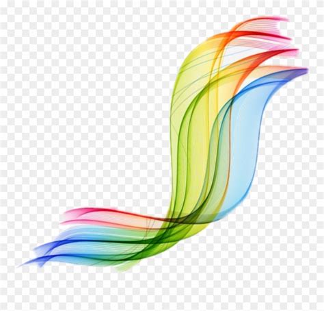 Rainbow Vector Swirl Swoosh - Swoosh Swirl Transparent Background ...