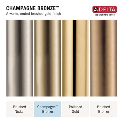 Delta Trinsic Champagne Bronze Handle Single Hole Watersense Mid Arc