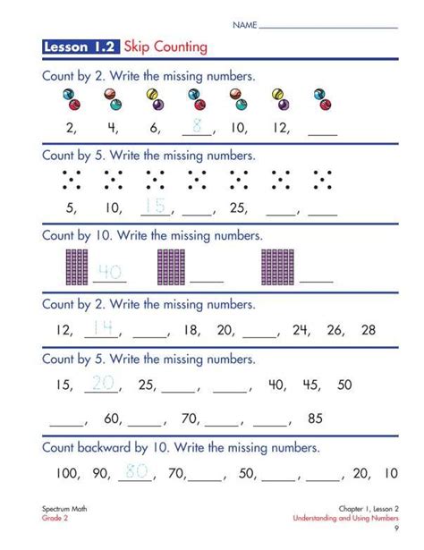 Carson Dellosa Spectrum Math Workbook Grade 2 Cd 704562 Supplyme