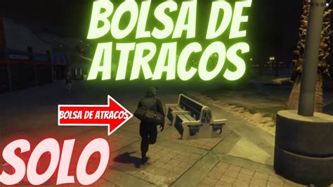 COMO CONSEGUIR BOLSA DE ATRACOS NEGRA EN GTA V ONLINE SOLO Y SIN AYUDA