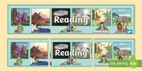 Reading Display Banner Teacher Made Twinkl