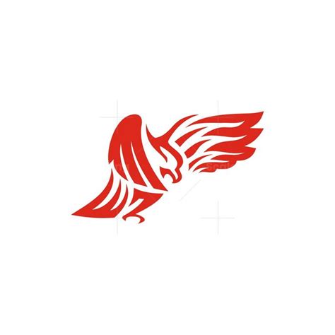 Eagle Red Logo | Red logo, Stylized, Red