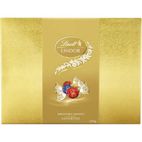 Lindt Lindor Assorted Chocolate T Box 235g Woolworths