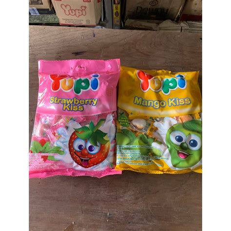 Jual Permen Yupi Kiss Strawberry Mangga Fruity Puff 120 Gram Shopee