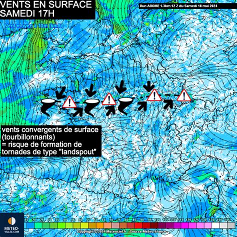 Actualités météo Formation de tornades et trombes terrestres les 17 et