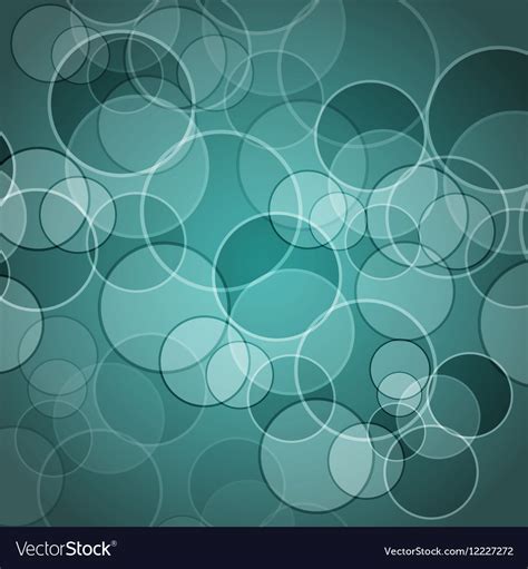 Abstract Green Background With Circles Royalty Free Vector