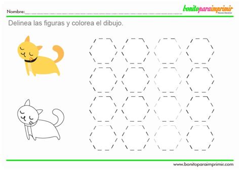 Trazos De Figuras Para Niños Bonito Para Imprimir