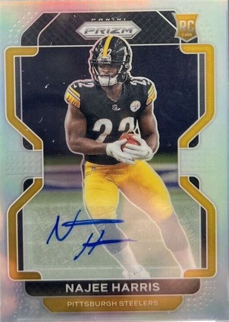 Najee Harris 2021 Prizm Rookie Autographs - Silver #343 Price Guide ...