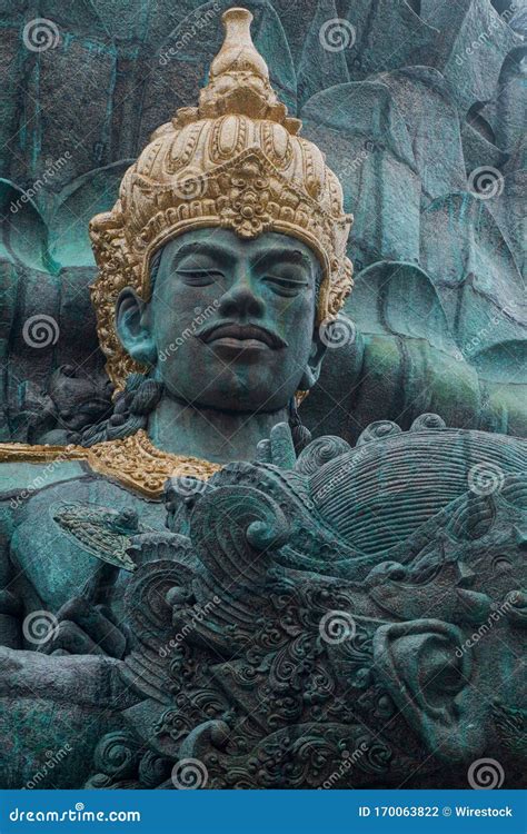 Closeup Of The Garuda Wisnu Statue At Garuda Wisnu Kencana Cultural